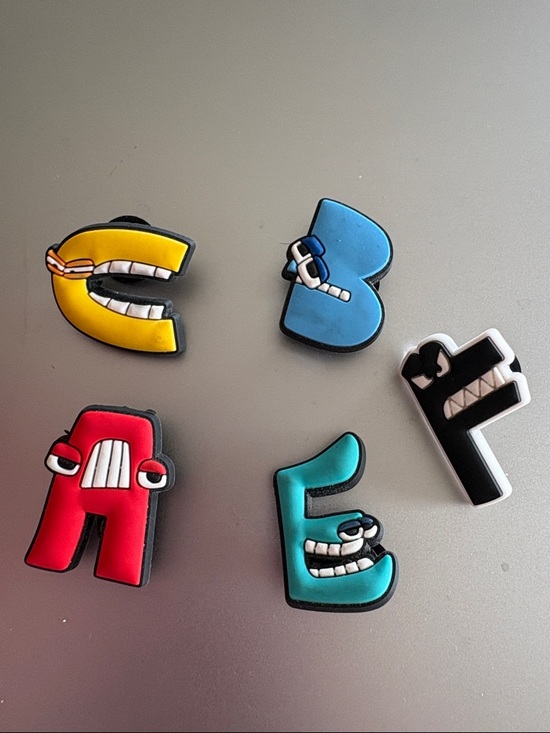 Queen Bee Boutique Other - 🆕 Alphabet Lore Kids Jibbitz Shoe Charms Set - 5 charms